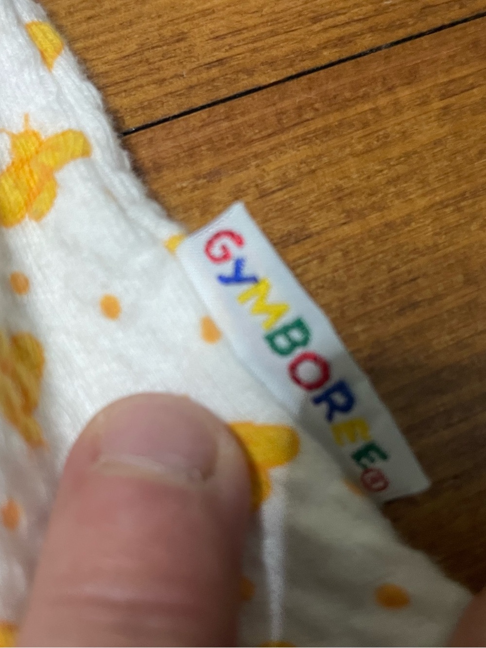 Vintage Gymboree Rainbow Tag Yellow Heart Bumble Bee Print Dress with Collar XS - Picture 4 of 6